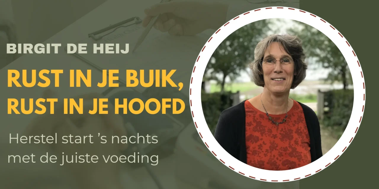 Beter slapen begint in de darmen