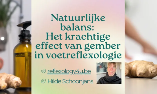Voetreflexoloog over het gebruik van gember in sessies
